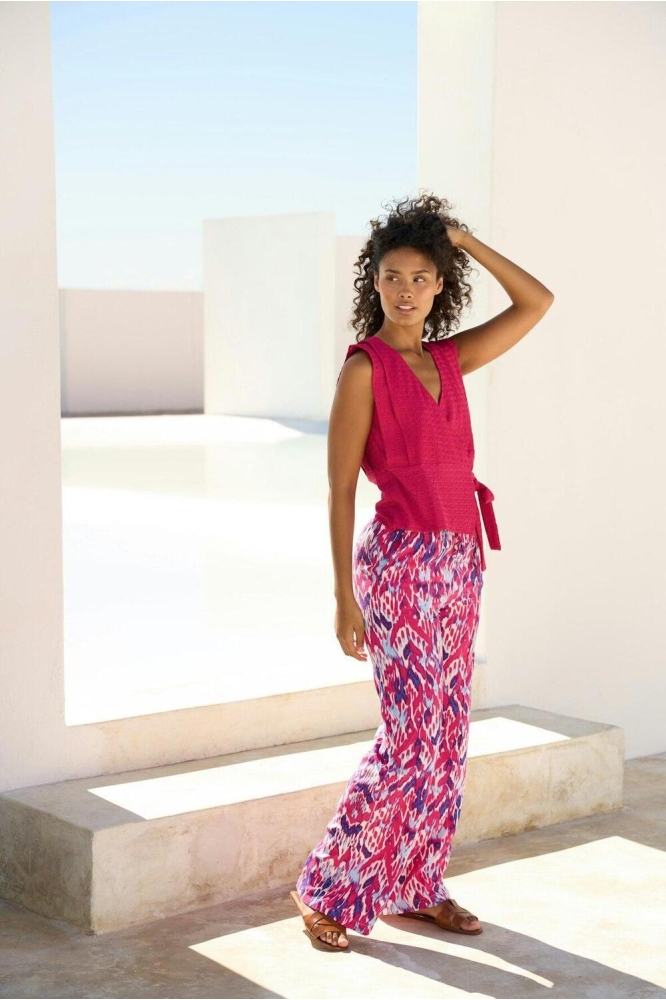 TROUSER MAGGIE PC36 775 multi faded sea